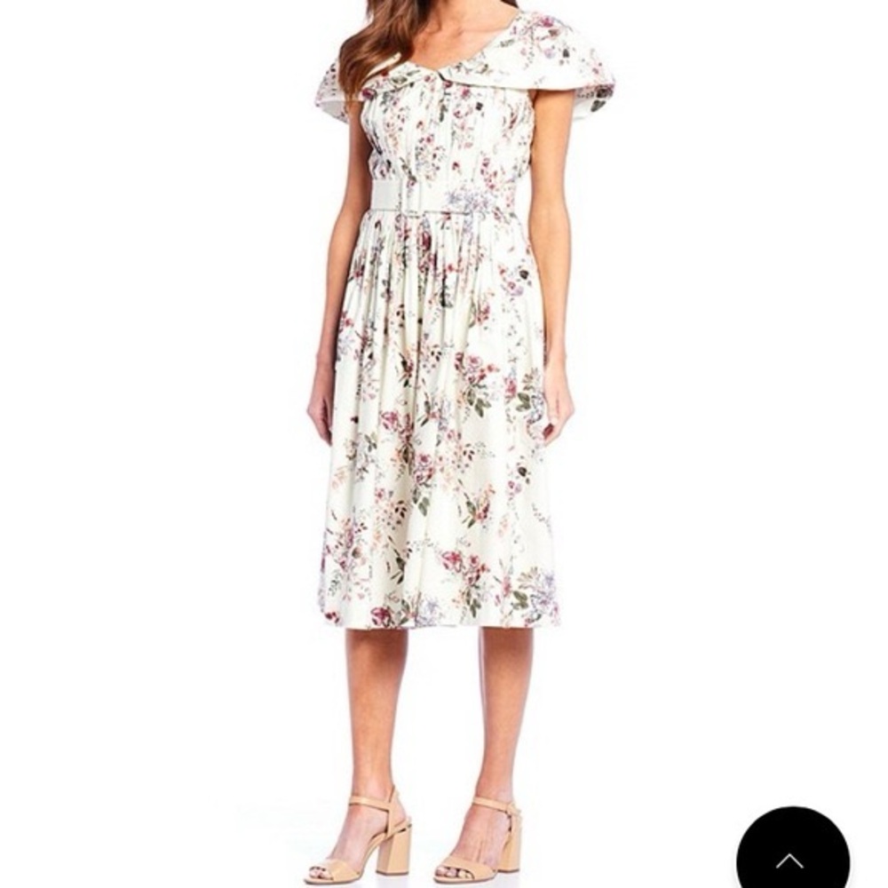 Floral Off-Shoulder Midi Dress NWT retail‎ $278